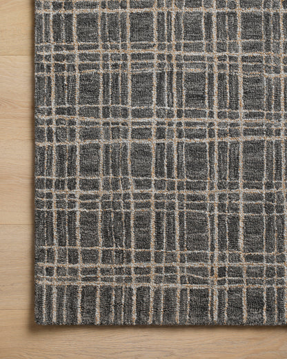 Chris Loves Julia Polly Rug – Graphite / Pebble - Chapin Furniture