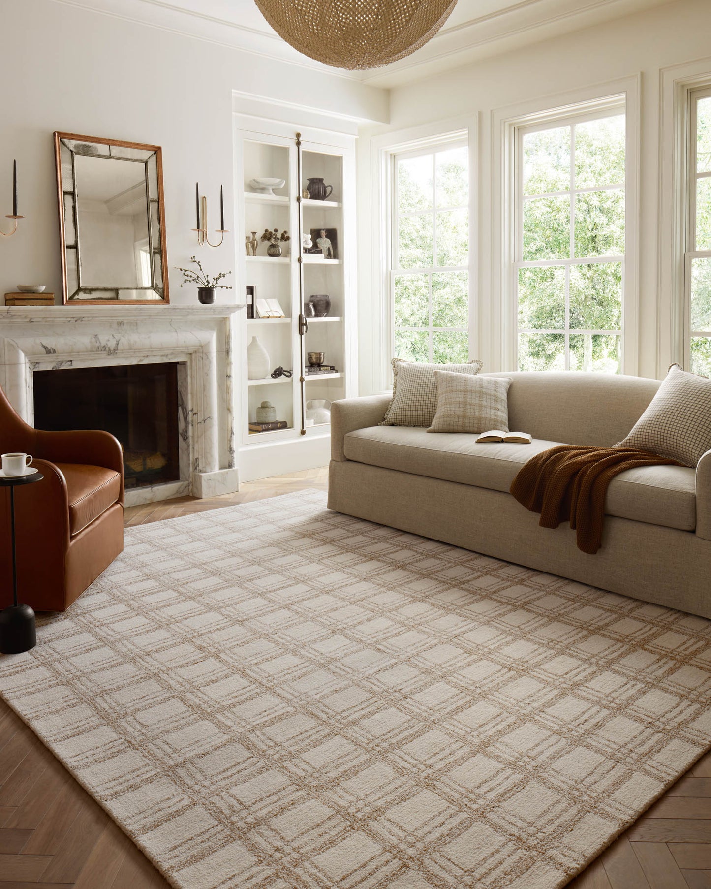Chris Loves Julia Polly Rug – Cream / Sand - Chapin Furniture