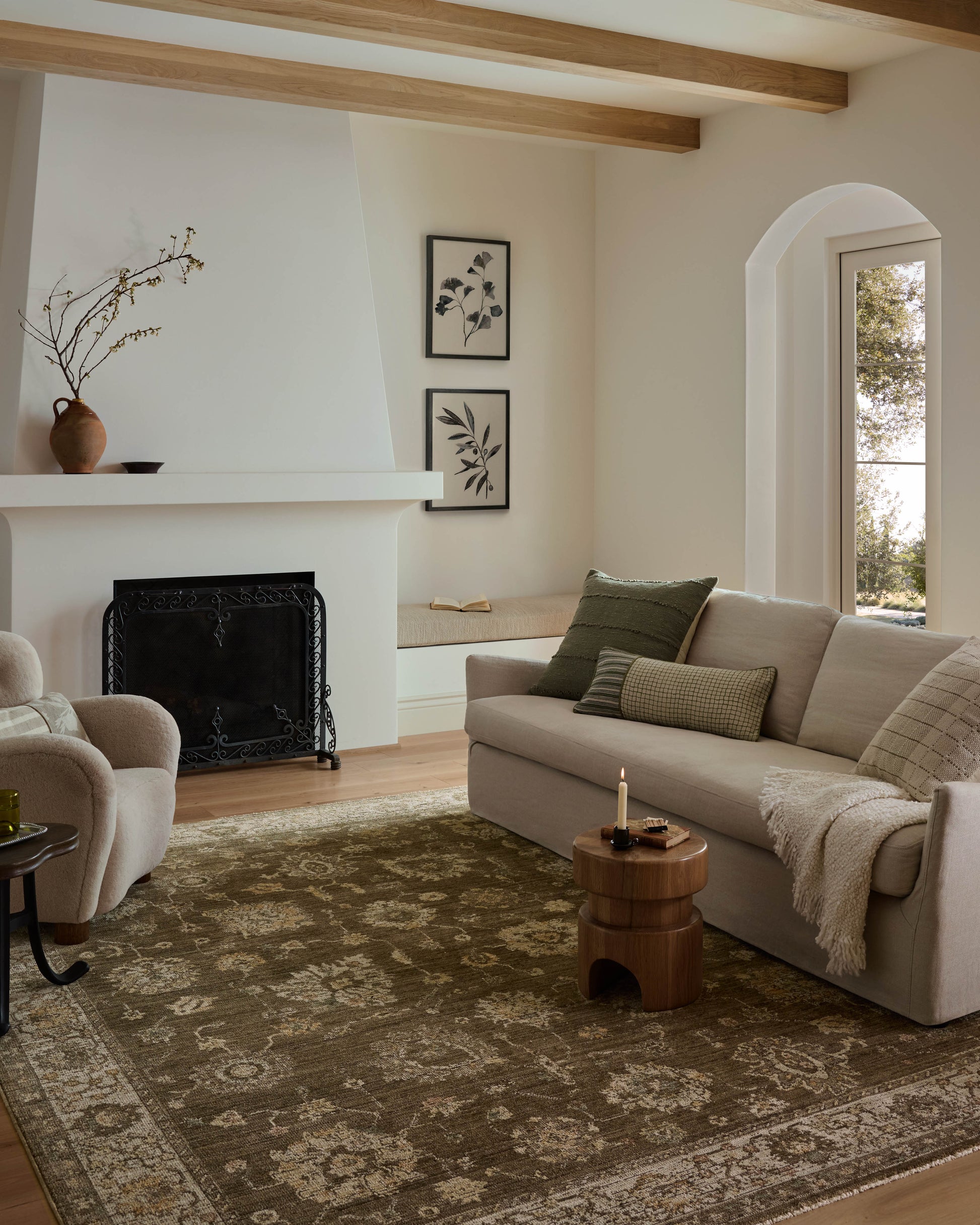 Priscilla 01 Bark/Ivory Rug - Chapin Furniture