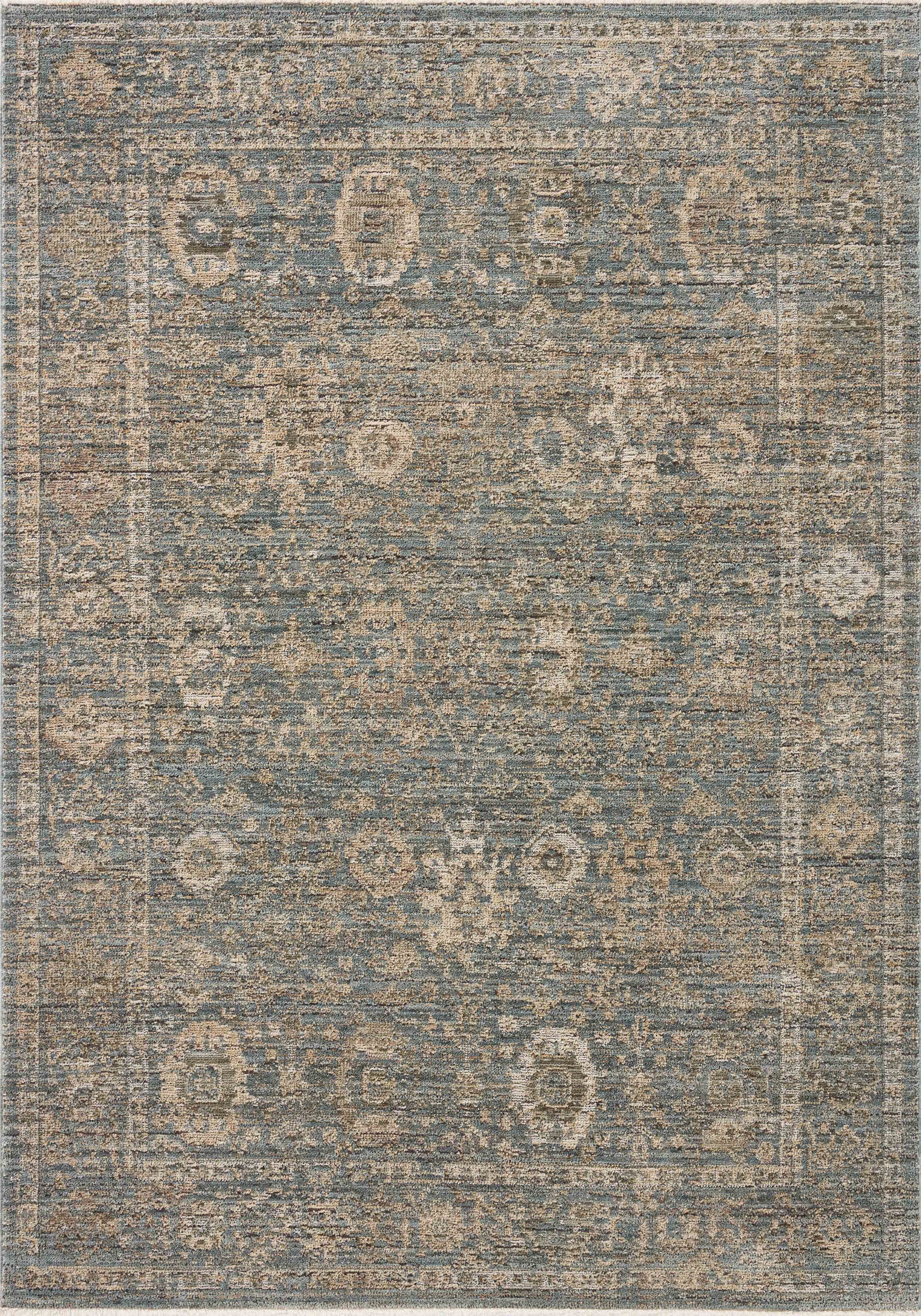 Priscilla 03 Blue/Sand Rug - Chapin Furniture