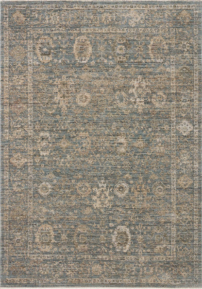 Priscilla 03 Blue/Sand Rug - Chapin Furniture