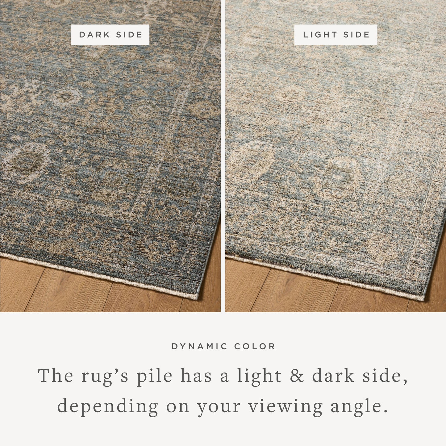 Priscilla 03 Blue/Sand Rug - Chapin Furniture