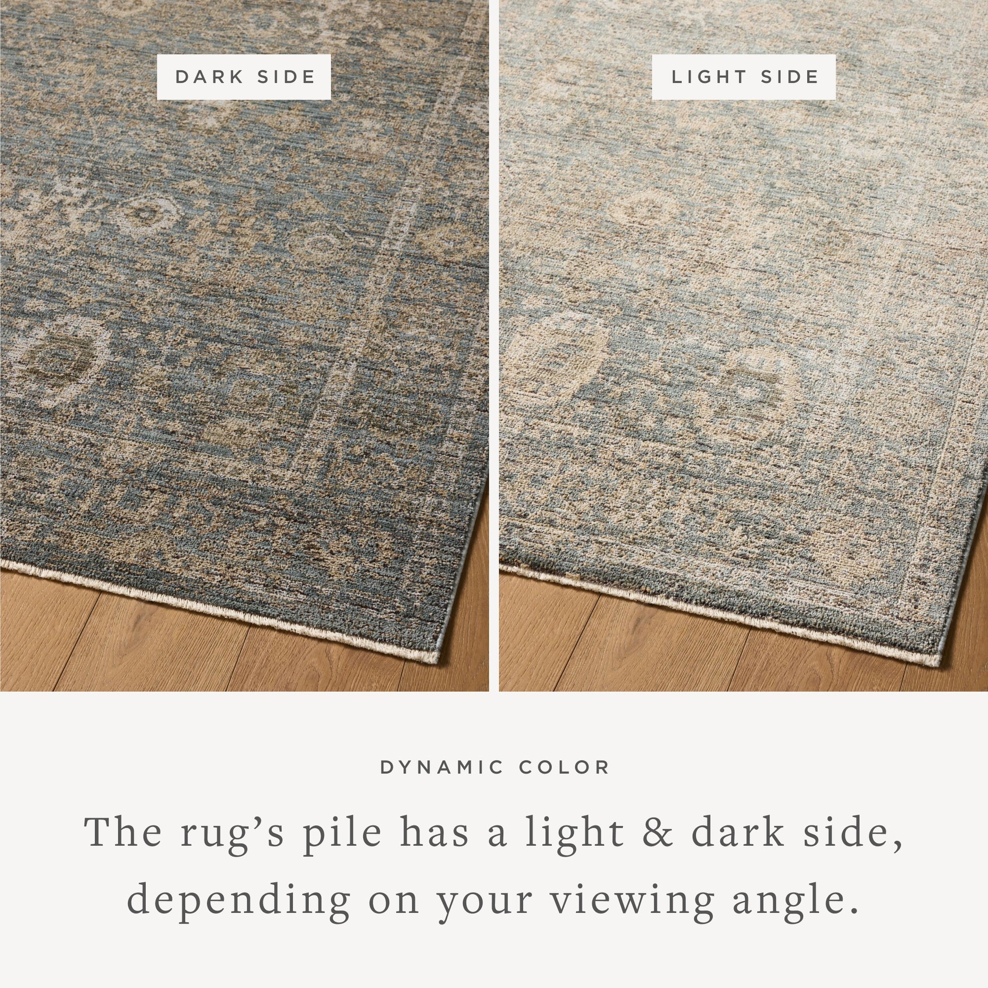 Priscilla 03 Blue/Sand Rug - Chapin Furniture