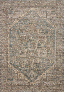 Priscilla 04 Blue/Bark Rug - Chapin Furniture