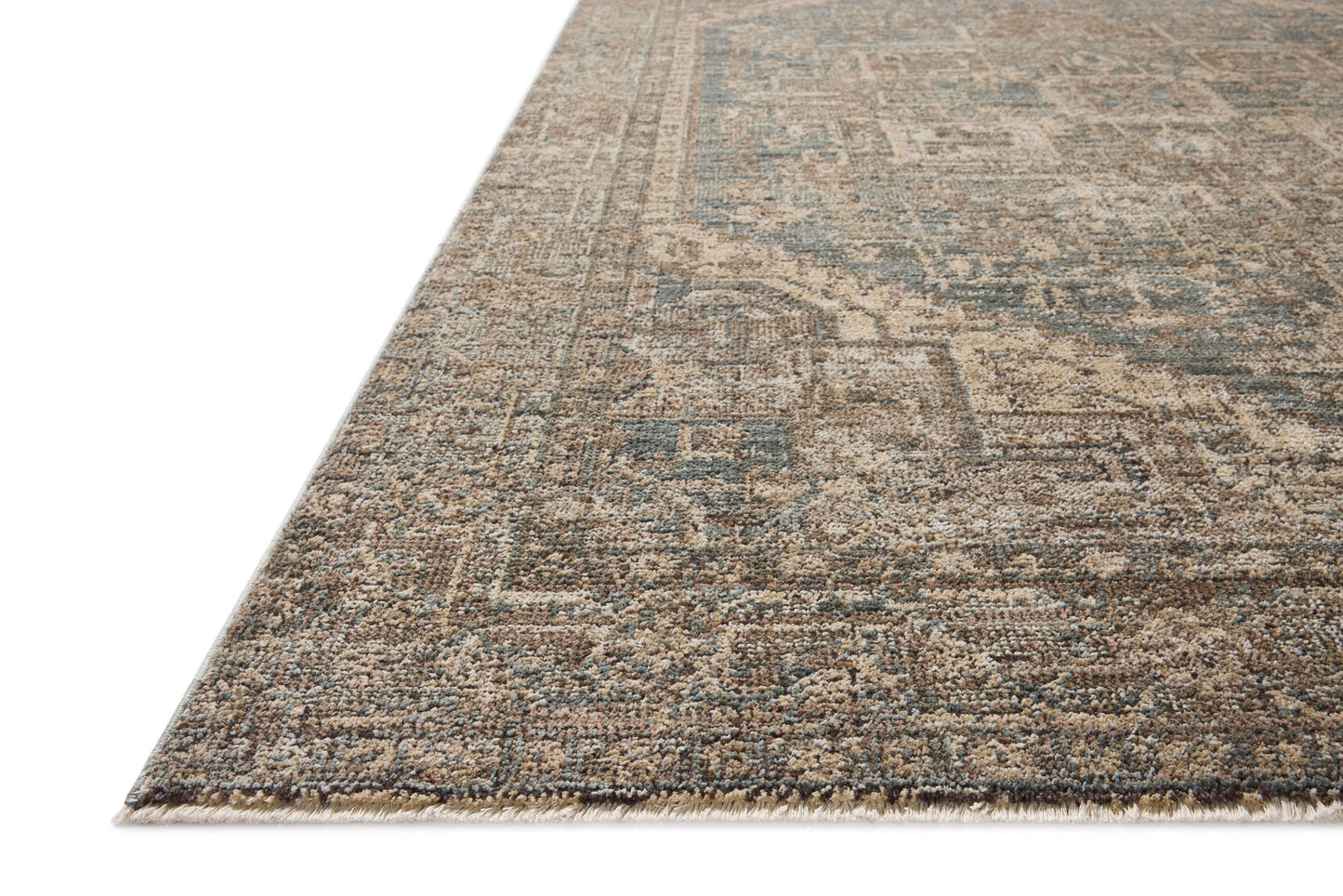 Priscilla 04 Blue/Bark Rug - Chapin Furniture