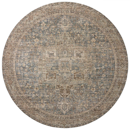 Priscilla 04 Blue/Bark Rug - Chapin Furniture