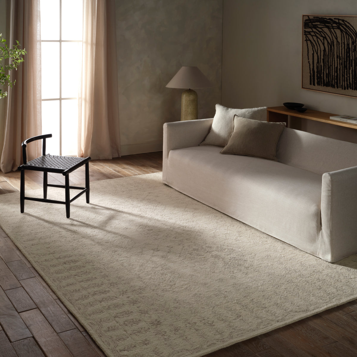 Province Linde PRO08 Ivory/White Rug - Chapin Furniture