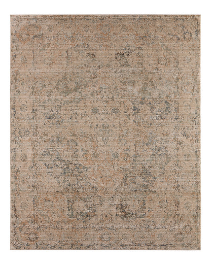 Patterned Silence Emery PSE02 Gray/Blue Indoor/Outdoor Rug - Chapin Furniture
