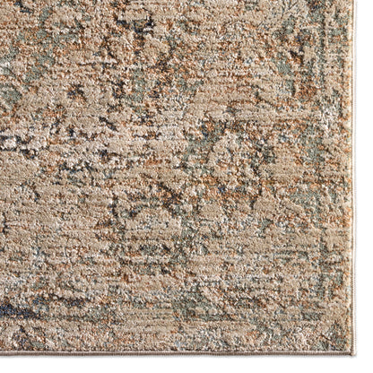 Patterned Silence Emery PSE02 Gray/Blue Indoor/Outdoor Rug - Chapin Furniture