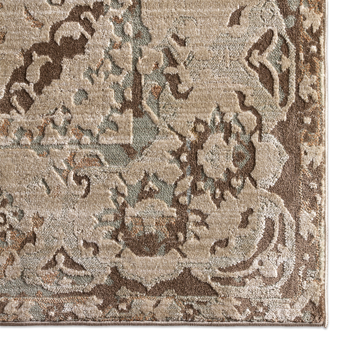 Patterned Silence Xaviera PSE03 Gray/Multicolor Indoor/Outdoor Rug - Chapin Furniture