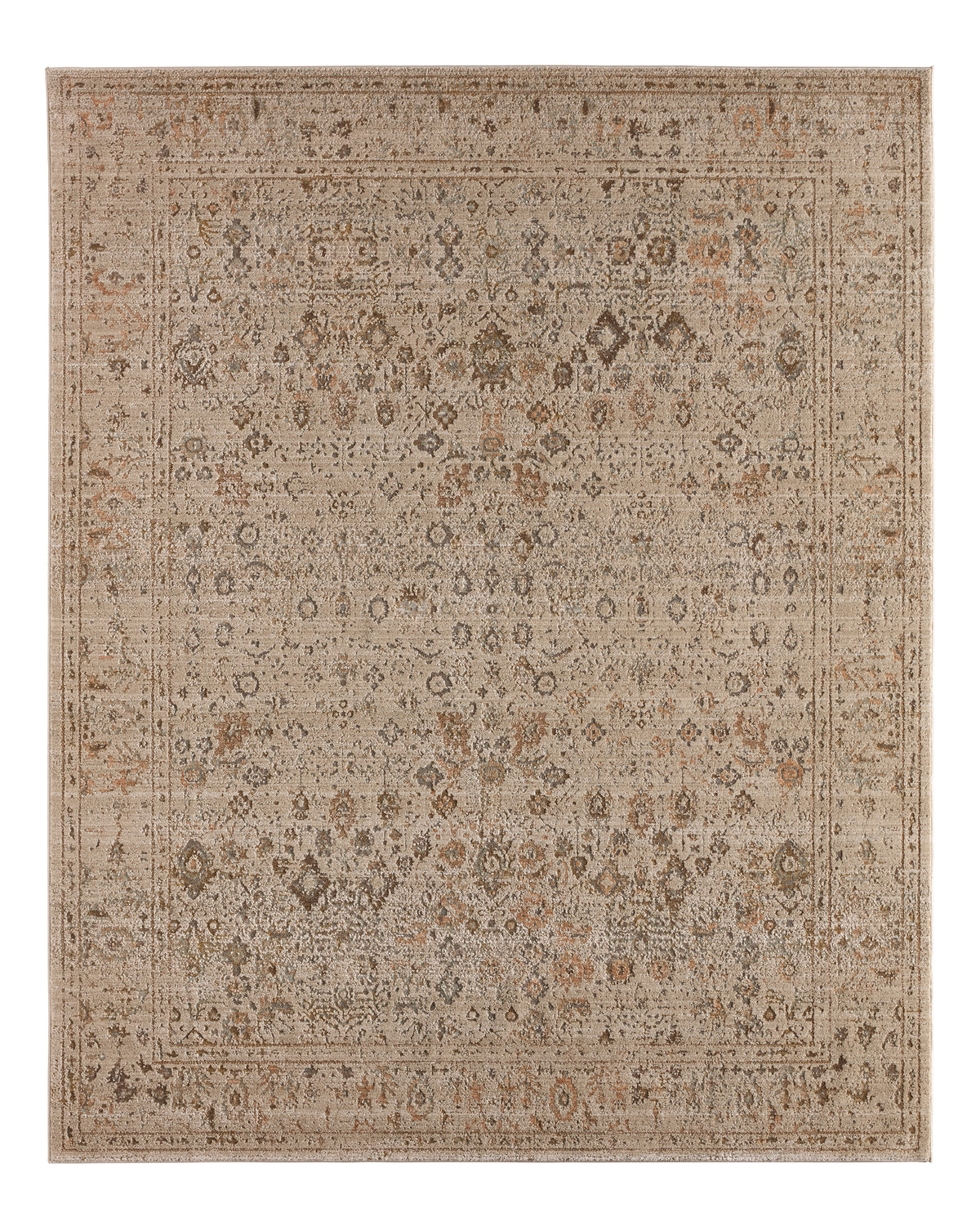 Patterned Silence Rosealyn PSE05 Gray/Yellow Indoor/Outdoor Rug - Chapin Furniture