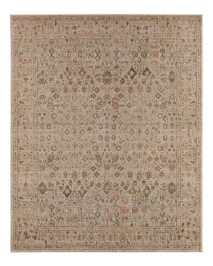 Patterned Silence Rosealyn PSE05 Gray/Yellow Indoor/Outdoor Rug - Chapin Furniture