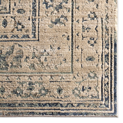Patterned Silence Kaia PSE06 Blue/Gray Indoor/Outdoor Rug - Chapin Furniture