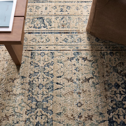 Patterned Silence Kaia PSE06 Blue/Gray Indoor/Outdoor Rug - Chapin Furniture