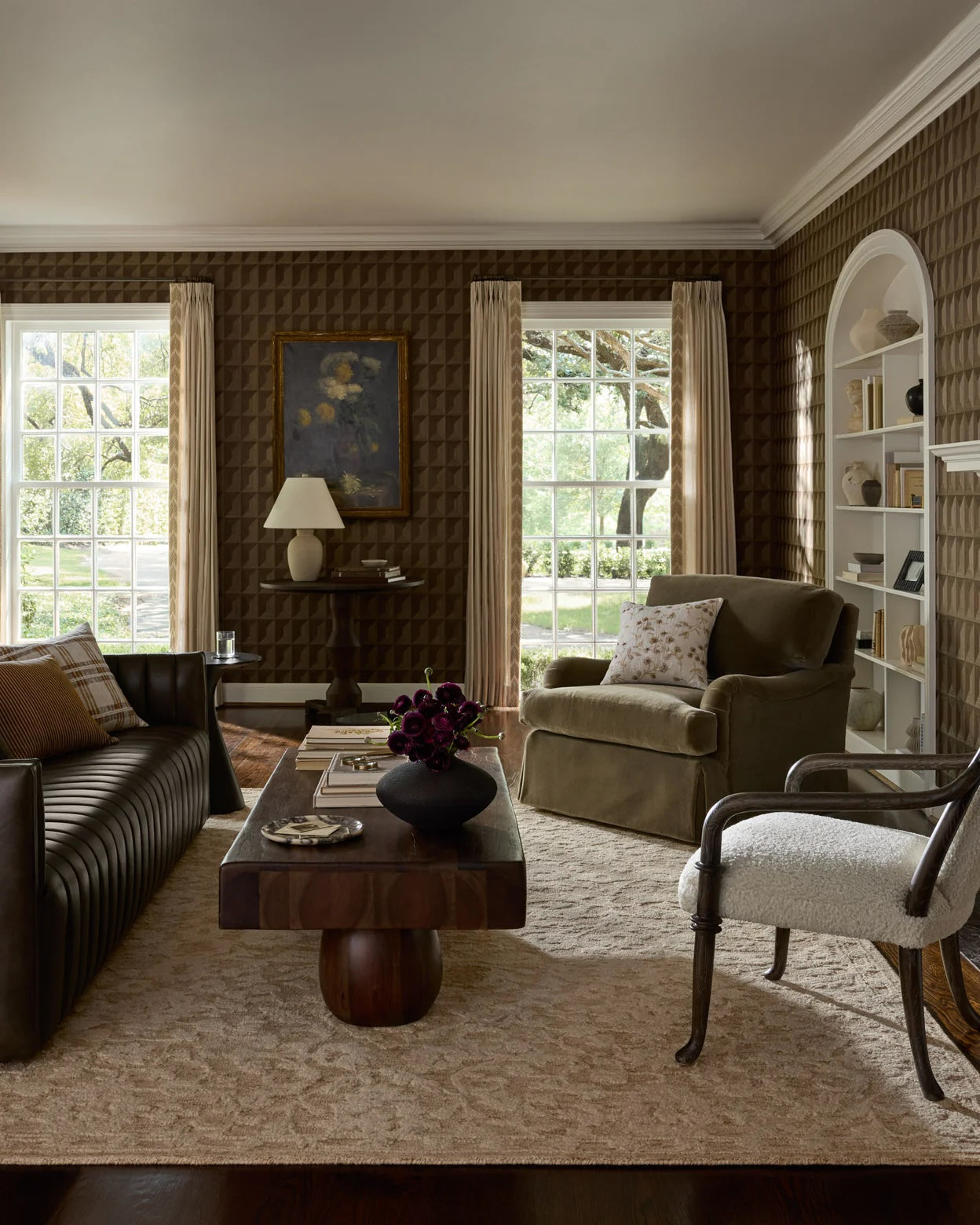 Prudence 01 Clay/Ivory Rug - Chapin Furniture