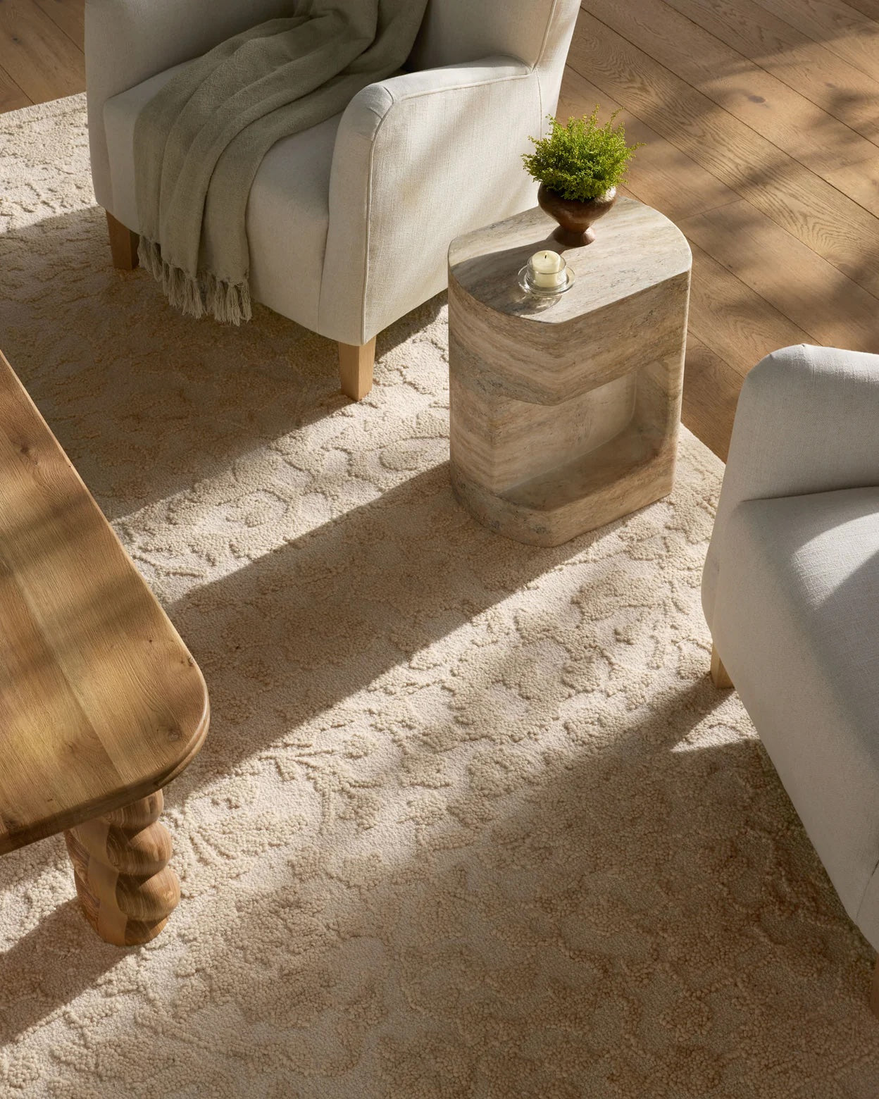Prudence 01 Clay/Ivory Rug - Chapin Furniture