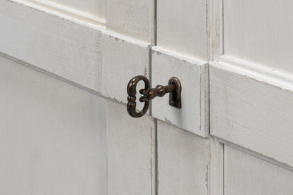 Luciana 6 Wood Door Buffet, 112", Stucco White - Chapin Furniture