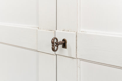 Luciana 6 Wood Door Buffet, 112", Cortina White - Chapin Furniture