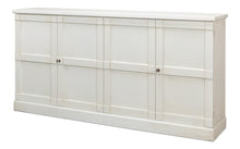 Lionisio Buffet,75",Cortina White,Wood Doors - Chapin Furniture