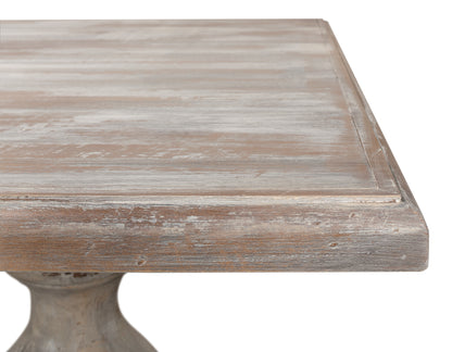 Lionisio Trestle Table- Grey Oak - Chapin Furniture