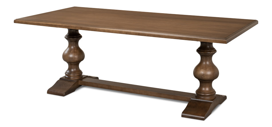 Lionisio Trestle Table- Driftwood Finish - Chapin Furniture
