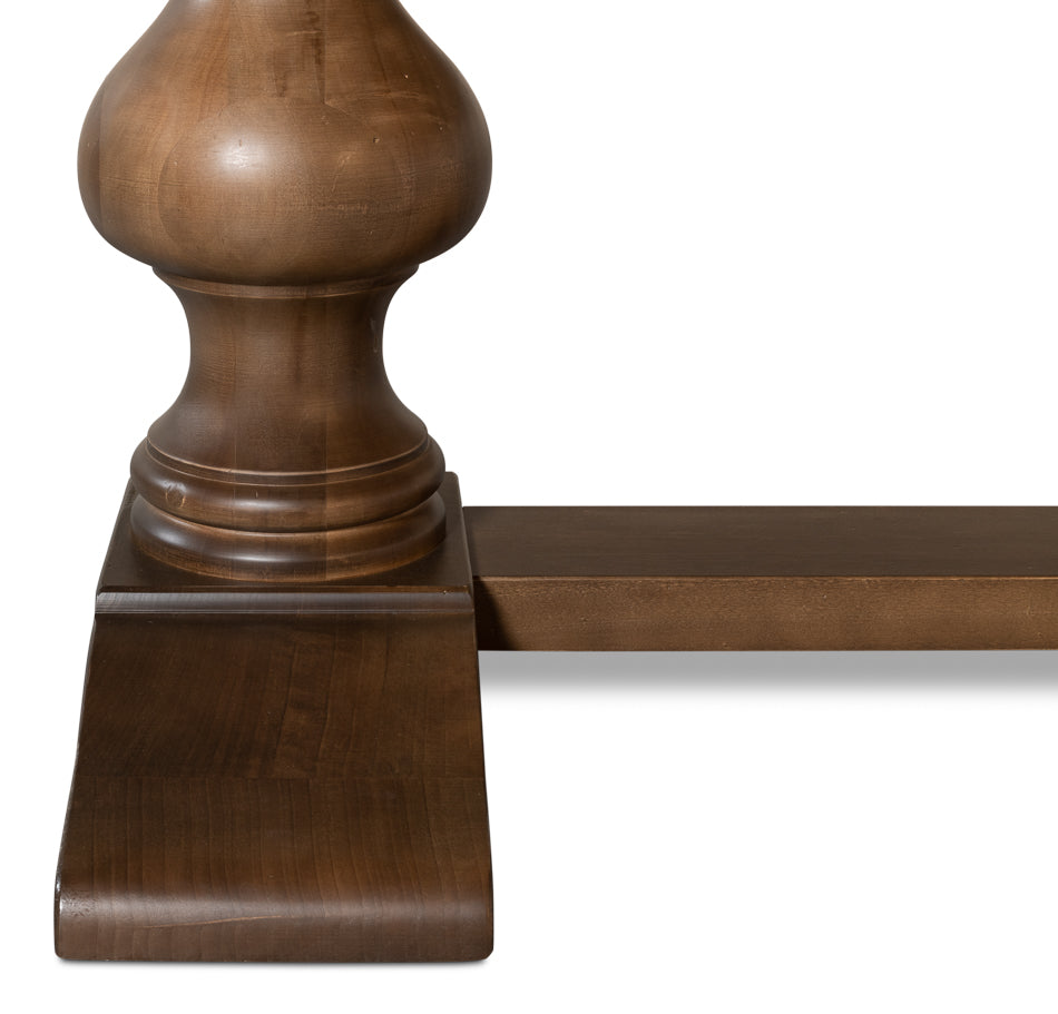 Lionisio Trestle Table- Driftwood Finish - Chapin Furniture