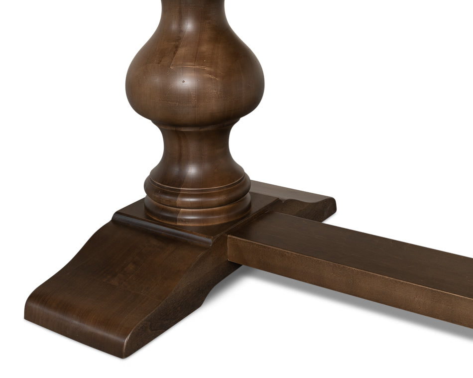 Lionisio Trestle Table- Driftwood Finish - Chapin Furniture