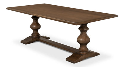 Lionisio Trestle Table- Driftwood Finish - Chapin Furniture
