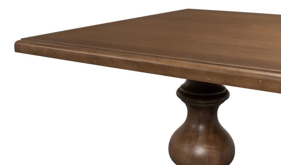 Lionisio Trestle Table- Driftwood Finish - Chapin Furniture