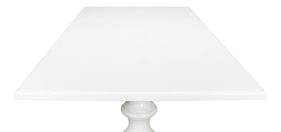 Lionisio Trestle Table- Cortina White - Chapin Furniture
