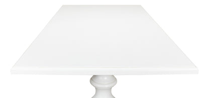 Lionisio Trestle Table- Cortina White - Chapin Furniture