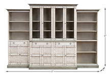 4 Piece Full Wall Unit- White & Grey - Chapin Furniture