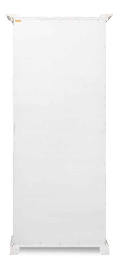 Bookcase With Doors- Cortina White - Chapin Furniture