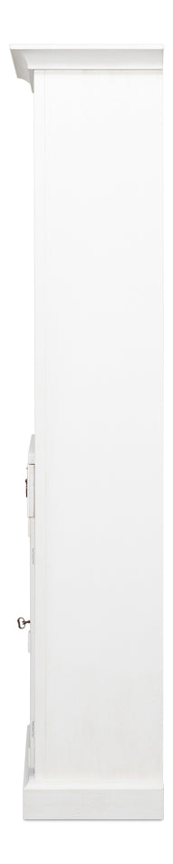 Bookcase With Doors- Cortina White - Chapin Furniture