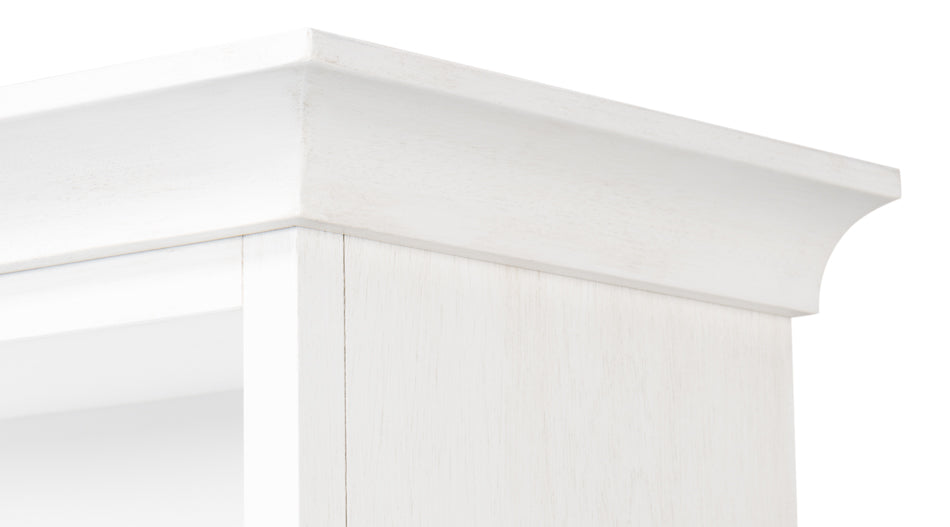 Bookcase With Doors- Cortina White - Chapin Furniture