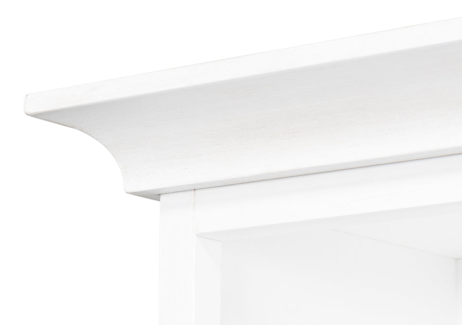 Bookcase With Doors- Cortina White - Chapin Furniture