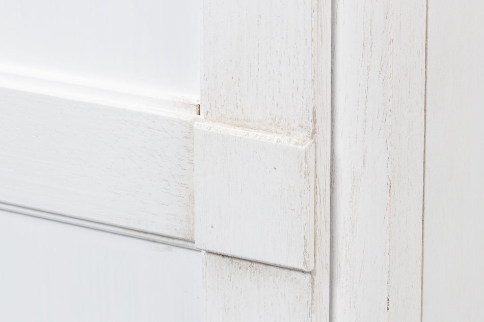 Bookcase With Doors- Cortina White - Chapin Furniture