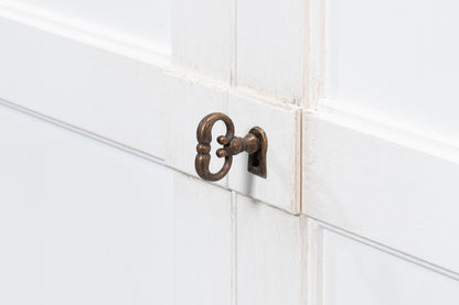 Bookcase With Doors- Cortina White - Chapin Furniture
