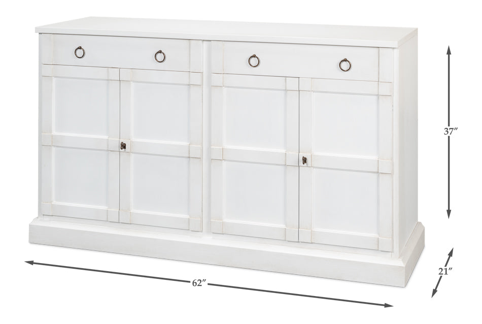 Media Console- Cortina White - Chapin Furniture