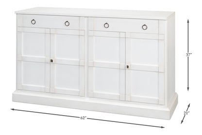 Media Console- Cortina White - Chapin Furniture
