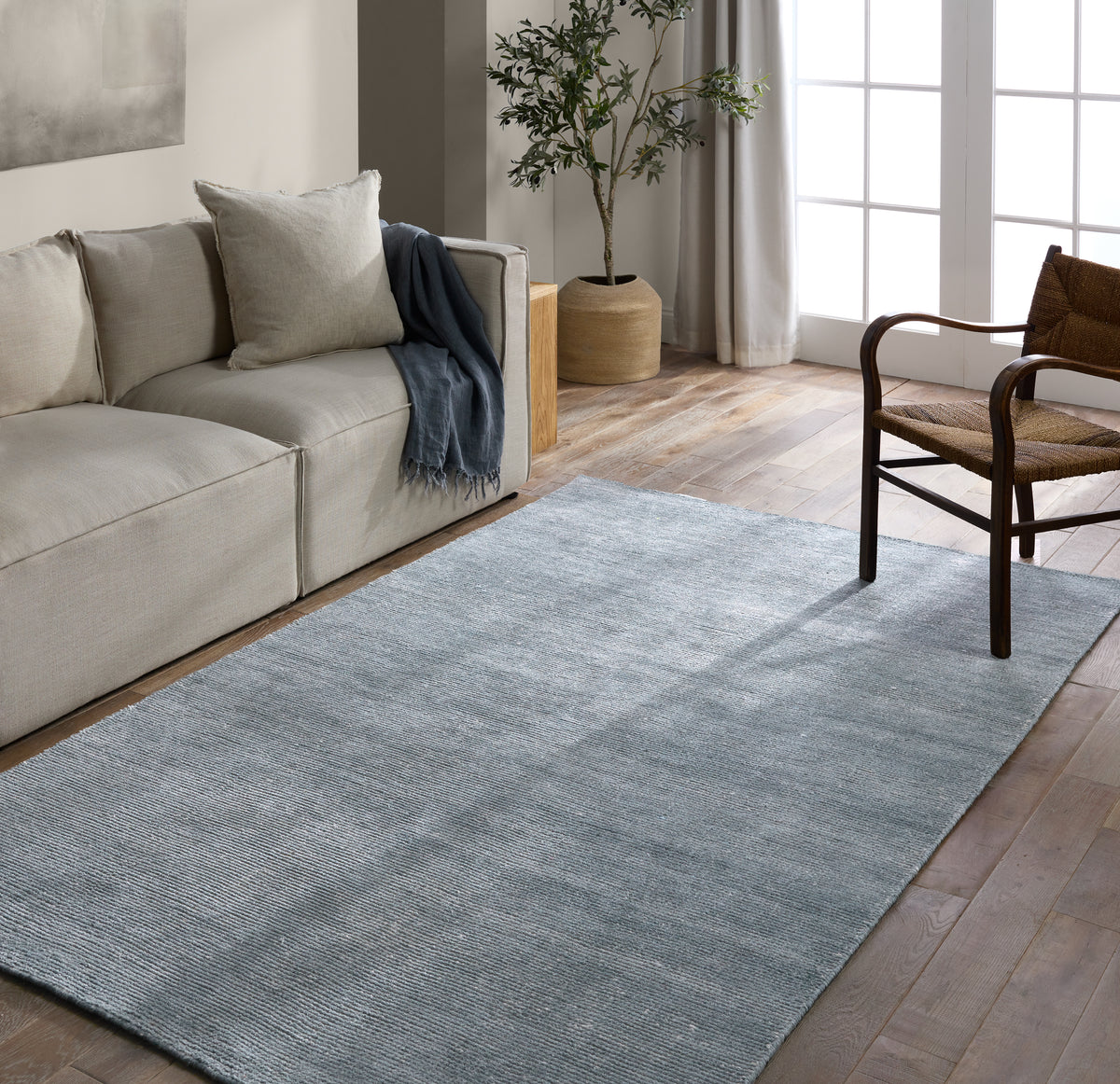 Rebecca RBC12 Limon Blue Indoor/Outdoor Rug - Chapin Furniture