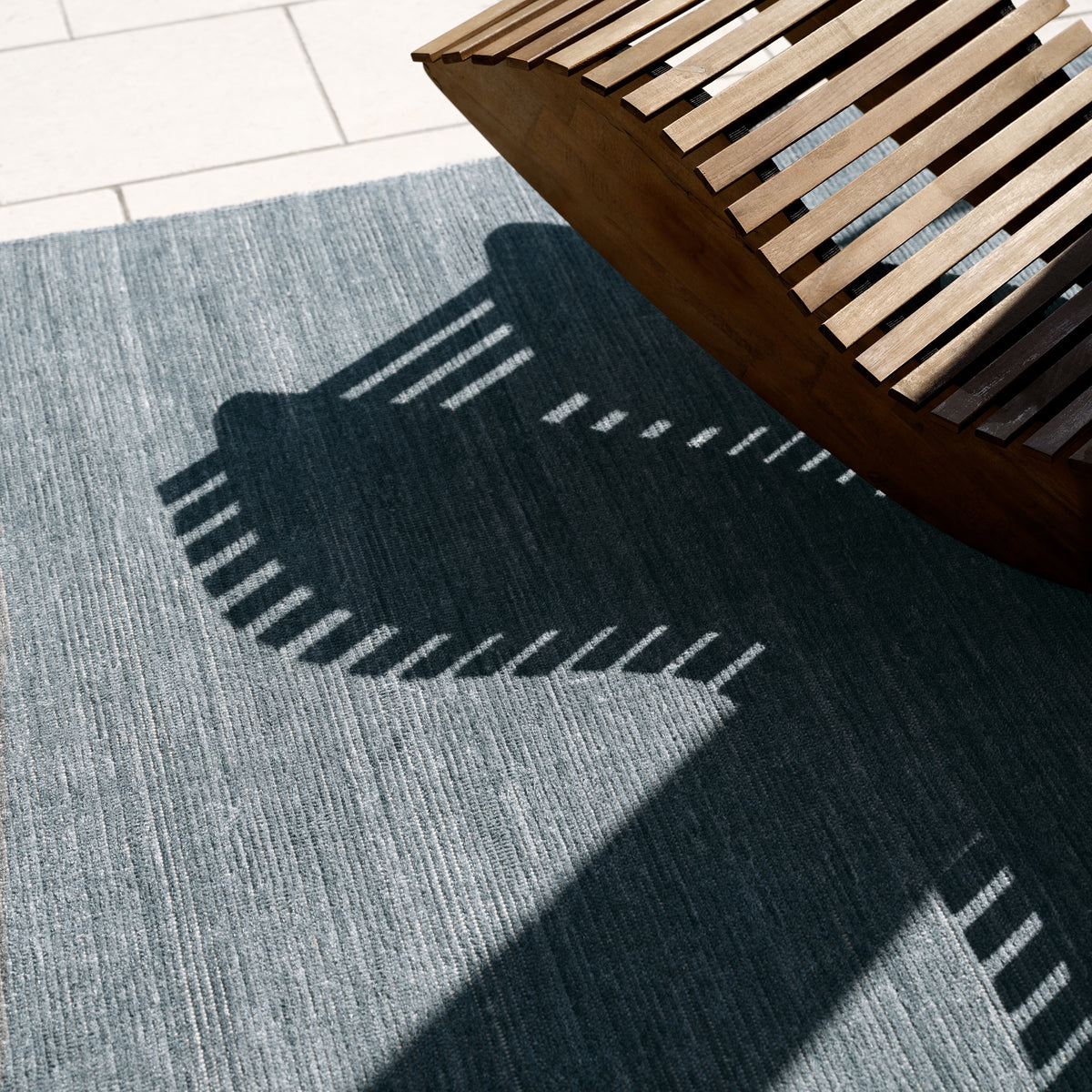Rebecca Limon RBC12 Blue/Gray Indoor/Outdoor Rug - Chapin Furniture