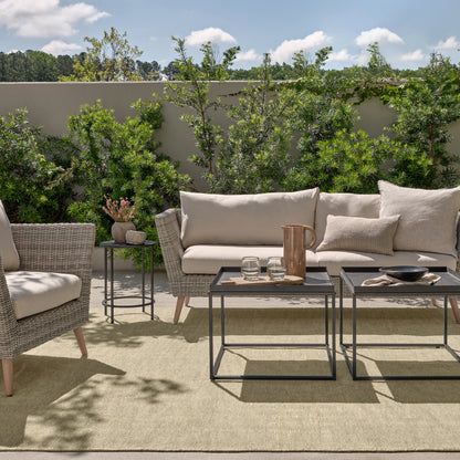 Rebecca Limon RBC14 Yellow/Gold Indoor/Outdoor Rug - Chapin Furniture