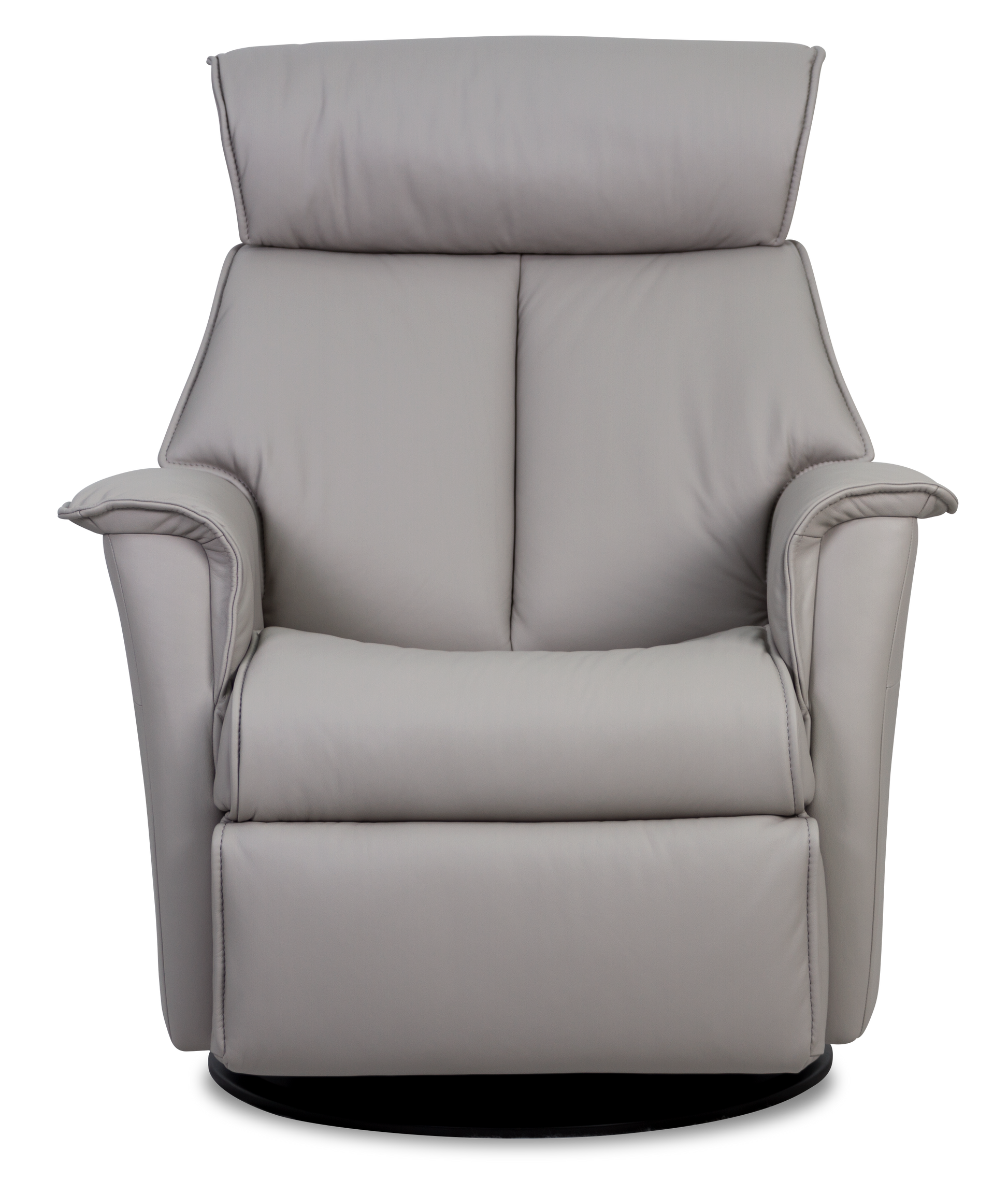 Boss Recliner- Cinder Leather - Chapin Furniture