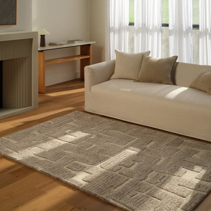 Reyner Whimsy RYN05 Taupe/Cream Rug - Chapin Furniture