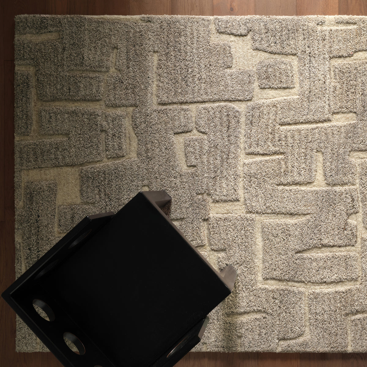 Reyner Whimsy RYN05 Taupe/Cream Rug - Chapin Furniture