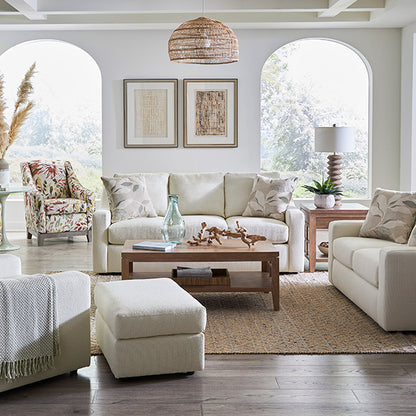 Caverra Stationary Chair With Ottoman Option- Custom - Chapin Furniture