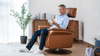 IMG Sedona NexGen Relaxer Recliner Chair with Ergo Zero Gravity- Nature Leather - Chapin Furniture