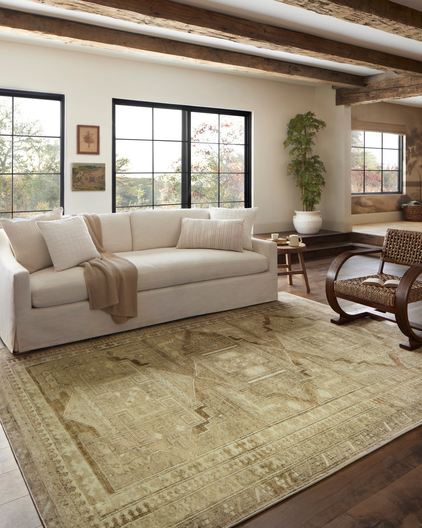 Magnolia Home Sinclair 02 Khaki / Tobacco - Chapin Furniture