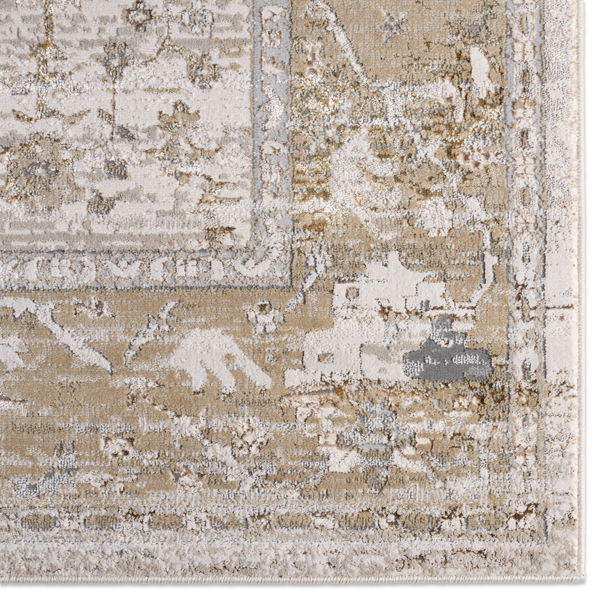 Sinclaire Tajsa SNL02 Gray/Gold Rug - Chapin Furniture